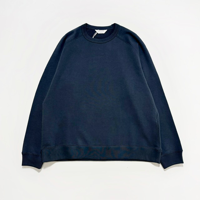 STILL BY HAND ピマコットンサドルスリーブクルーネック