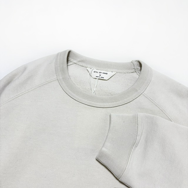 STILL BY HAND ピマコットンサドルスリーブクルーネック