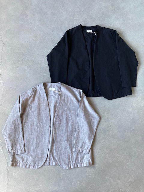 PRIT 綿麻ストレッチトッパージャケット