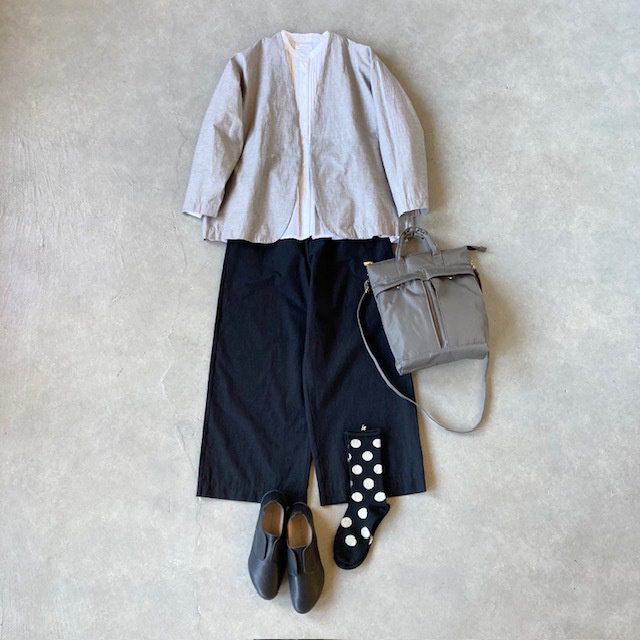 PRIT 綿麻ストレッチトッパージャケット