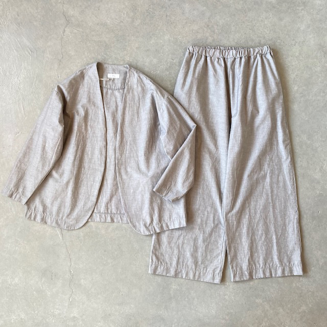 PRIT 綿麻ストレッチトッパージャケット