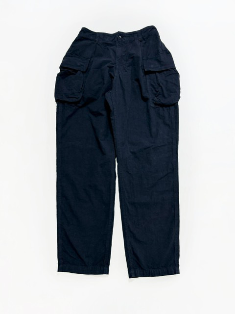 SAGE DE CRET  コットンヘンプウェザーペグトップ  ワンタックカーゴパンツ