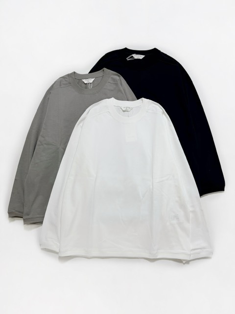 STILL BY HAND 強撚糸度詰めロングスリーブ