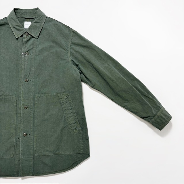 SAGE DE CRET コットンヘンプウェザーシャツジャケット