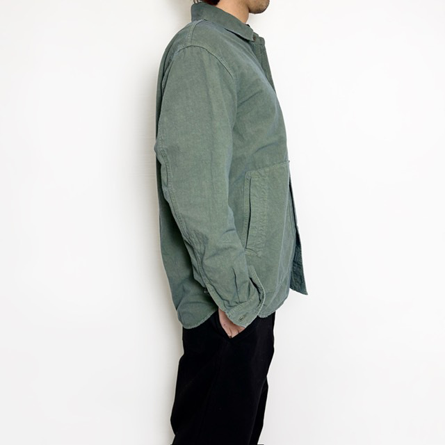 SAGE DE CRET コットンヘンプウェザーシャツジャケット