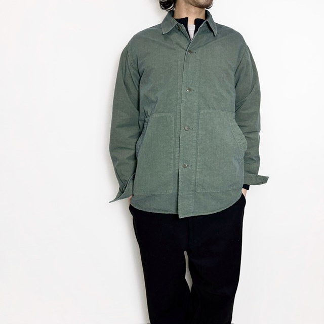 SAGE DE CRET コットンヘンプウェザーシャツジャケット