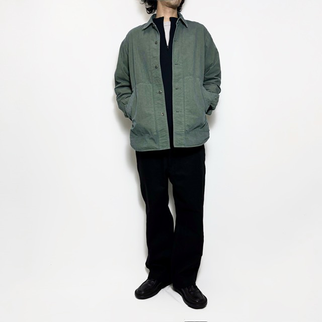 SAGE DE CRET コットンヘンプウェザーシャツジャケット