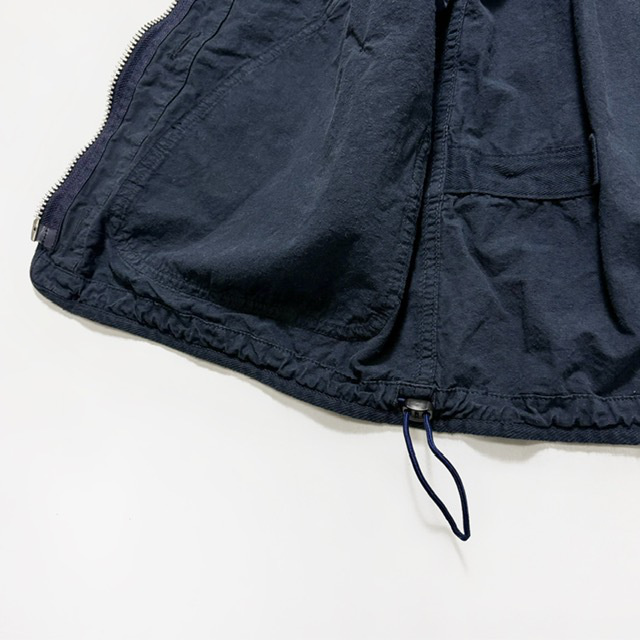 SAGE DE CRET コットンヘンプウェザーミリタリーベスト