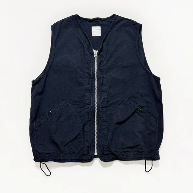 SAGE DE CRET コットンヘンプウェザーミリタリーベスト