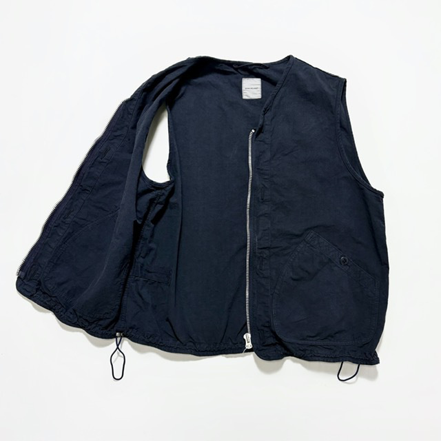 SAGE DE CRET コットンヘンプウェザーミリタリーベスト