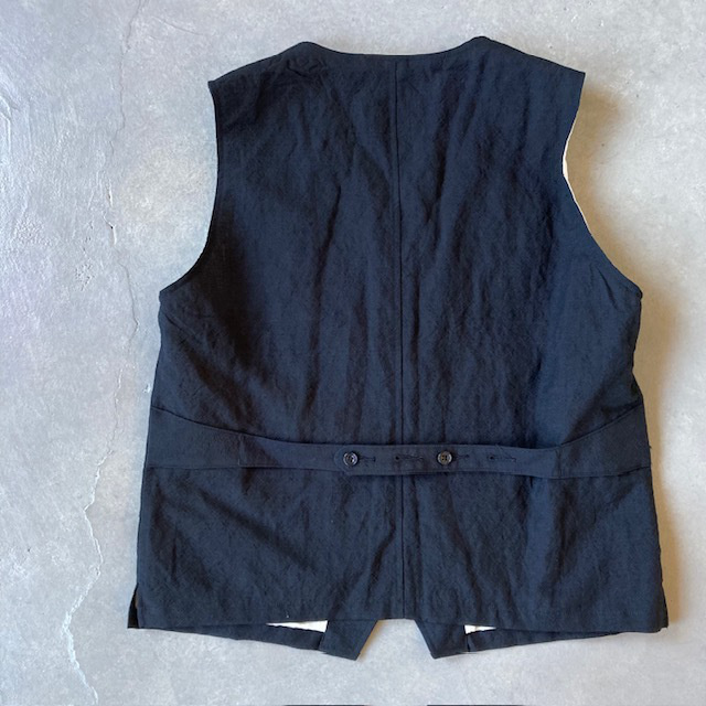 SAGE DE CRET リネンウールタンブラーワークベスト