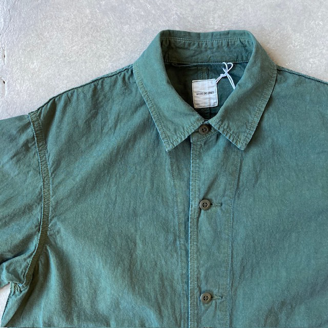 SAGE DE CRET コットンヘンプウェザーシャツジャケット