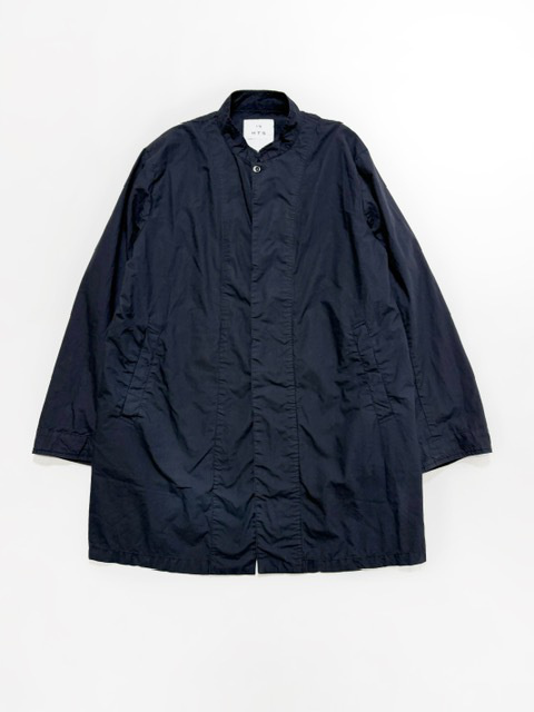 HTS (HARROW TOWN STORES)  60s COTTON POPLIN OVERDYE  STAND COLLAR FLY FRONT JACKET