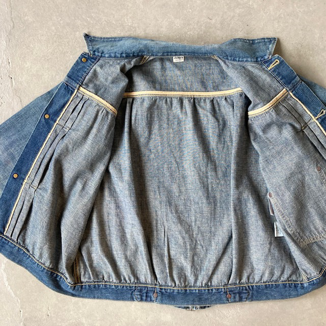 chimala 11oz SELVEDGE NEP DENIM  SHORT JACKET