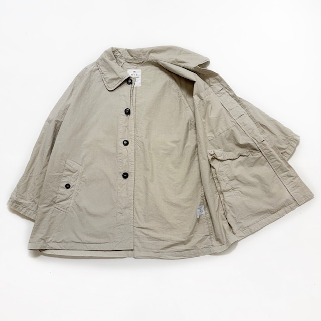 HTS (HARROW TOWN STORES) LIGHT WEIGHT COTTON OVERDYE BALMACAAN&nbsp; SHORT COAT