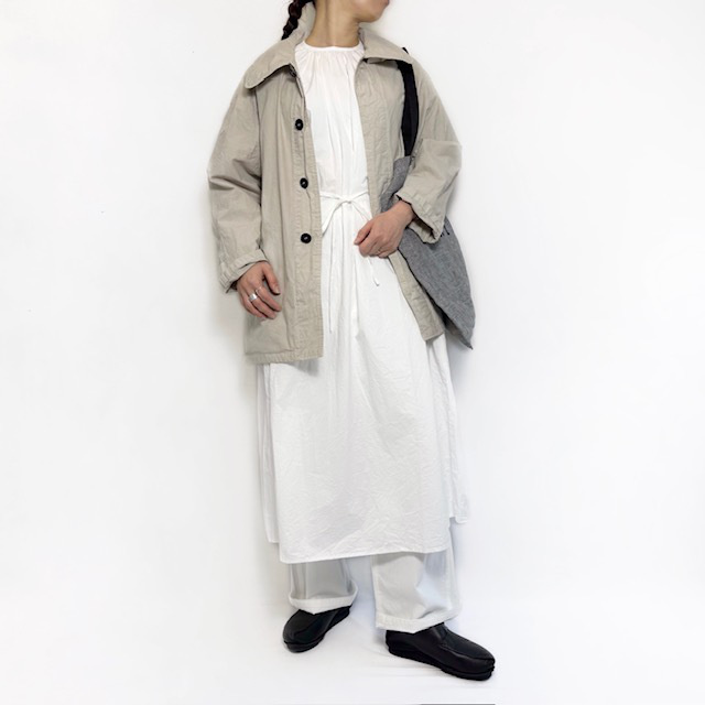 HTS (HARROW TOWN STORES) LIGHT WEIGHT COTTON OVERDYE BALMACAAN&nbsp; SHORT COAT