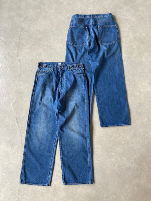 chimala  12oz W WIDTH DENIM  WAIST ADJUSTABLE PANTS