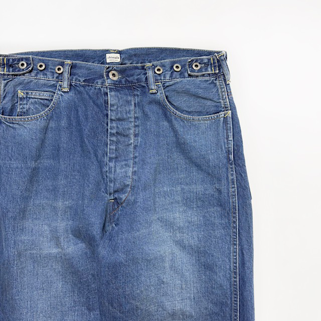 chimala 12oz W WIDTH DENIM WAIST ADJUSTABLE PANTS