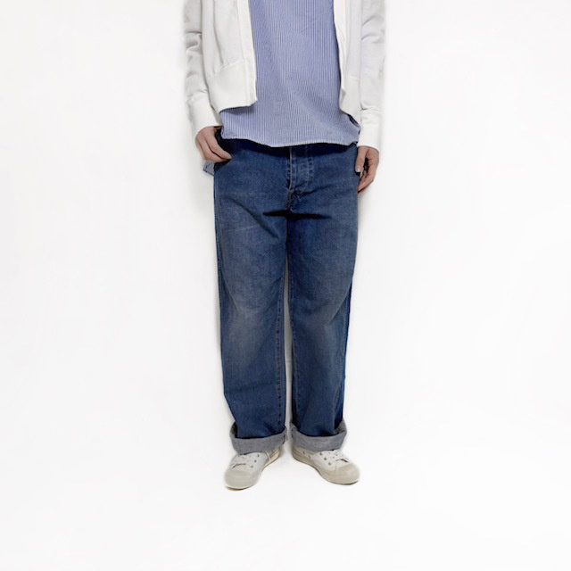 chimala 12oz W WIDTH DENIM WAIST ADJUSTABLE PANTS