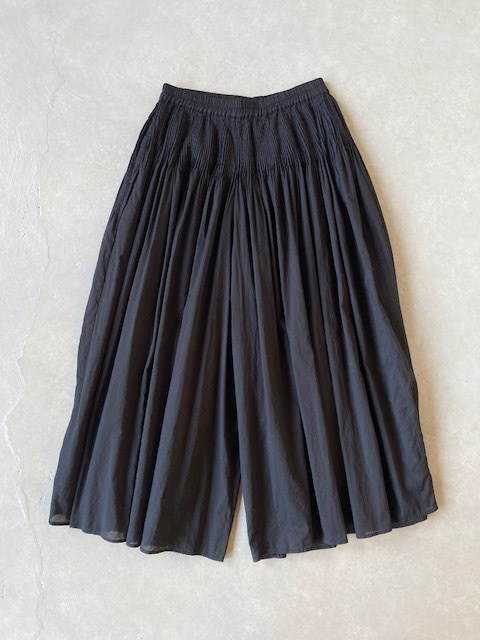 maison de soil 80s ORGANIC VOILE PLAIN CULOTTESwith MINI PINTUCK