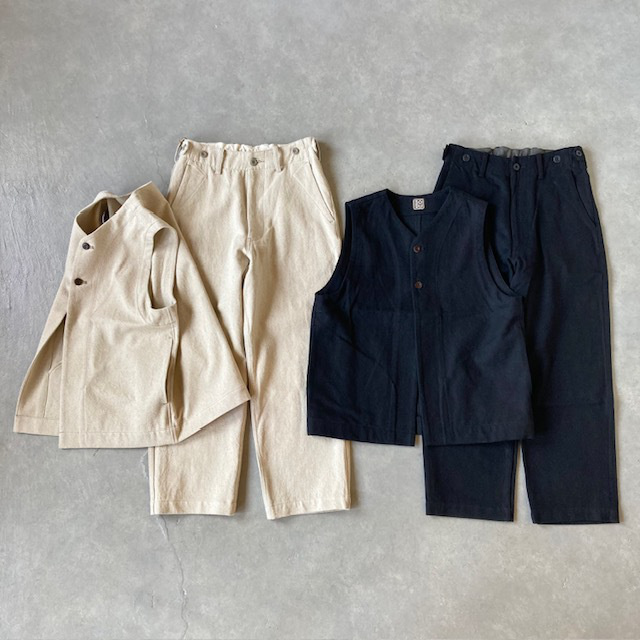 結-yui- COTTO LINEN GABARDINE YUI-TILITY TROUSERS