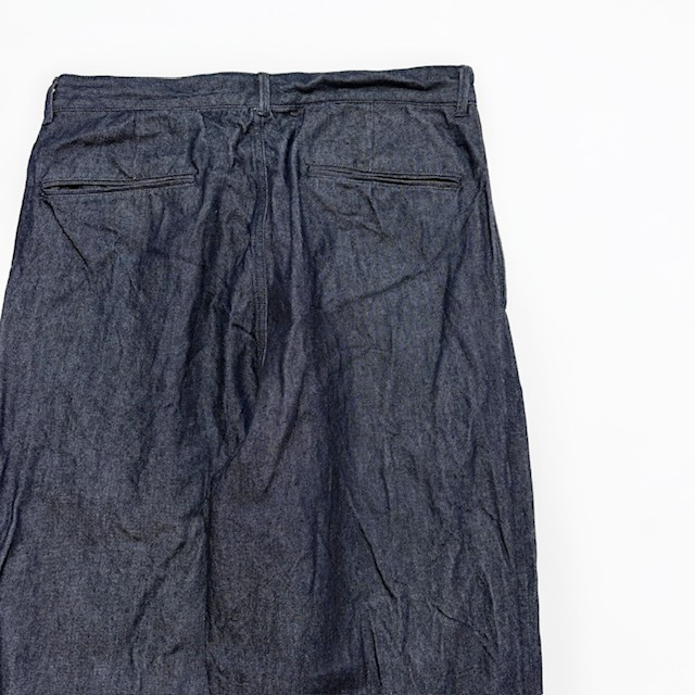 STILL BY HAND 10ozデニム2タックパンツ