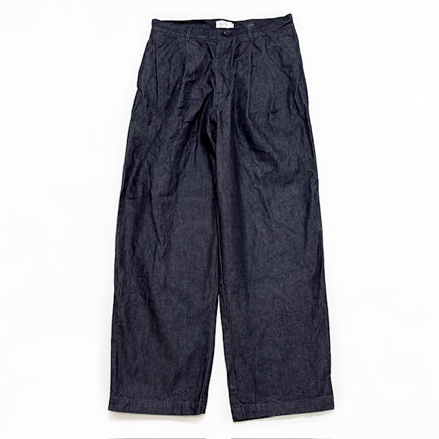 STILL BY HAND 10ozデニム2タックパンツ