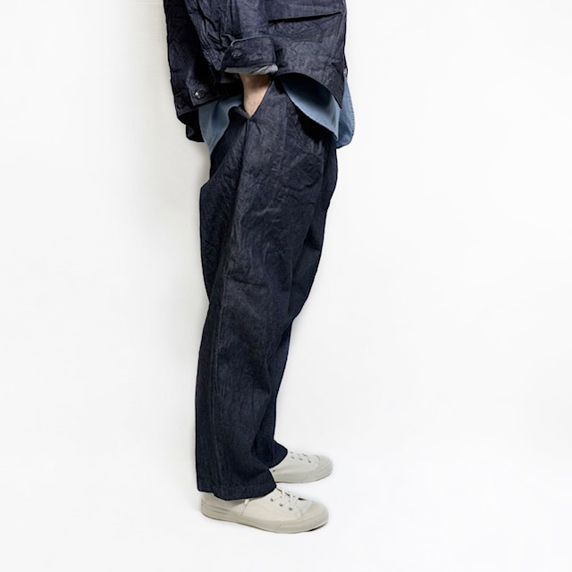 STILL BY HAND 10ozデニム2タックパンツ