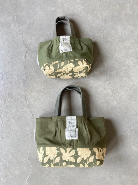 Arte povera イギリススモックパーカー1950 Re-トートバッグ(S) & (M)