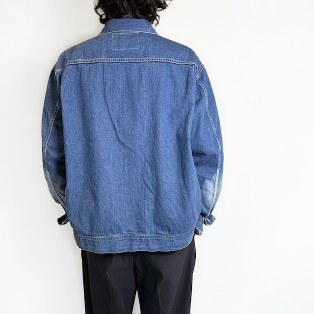 H.UNIT DENIM ZIP WORK JACKET