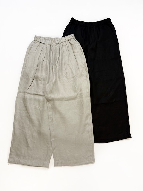 maison de soil  LINEN TWILL 2TUCK  WIDE EASY PANTS