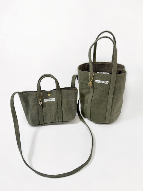 ARTEPOVERA  チェコ軍ダッフルバッグ  RE-サコッシュ & RE-ラウンドBAG