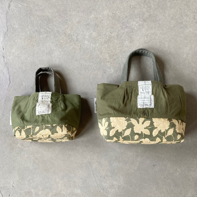 Arte povera イギリススモックパーカー1950   Re-トートバッグ