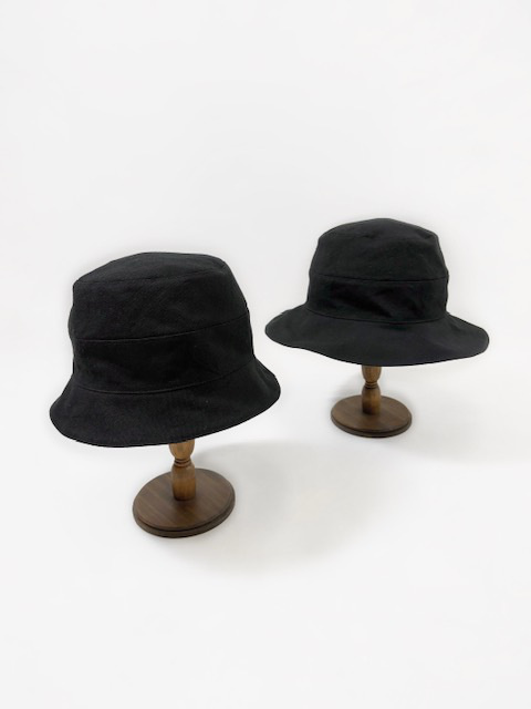 TSUYUMI  COTTON WASHI OXFORD  MINIMAL BACKET HAT & MINIMAL MID-BRIM HAT