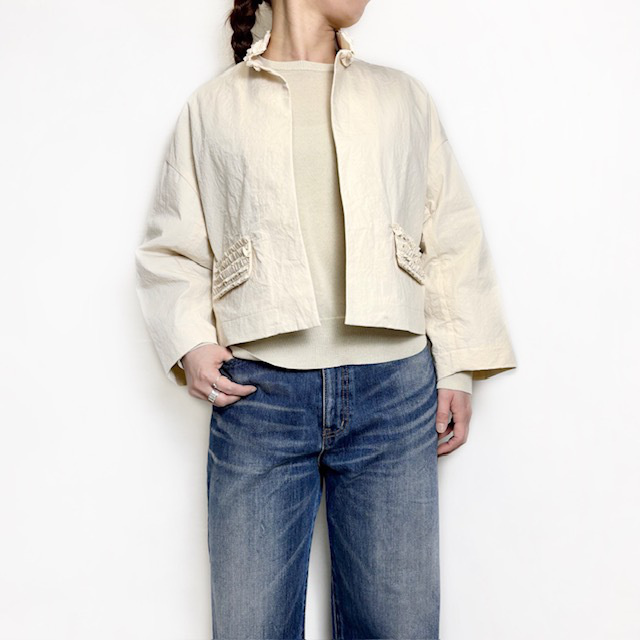 R&D.M.Co- (OLDMAN'S TAILOR) H.C.C FRILL DECORATION JACKET