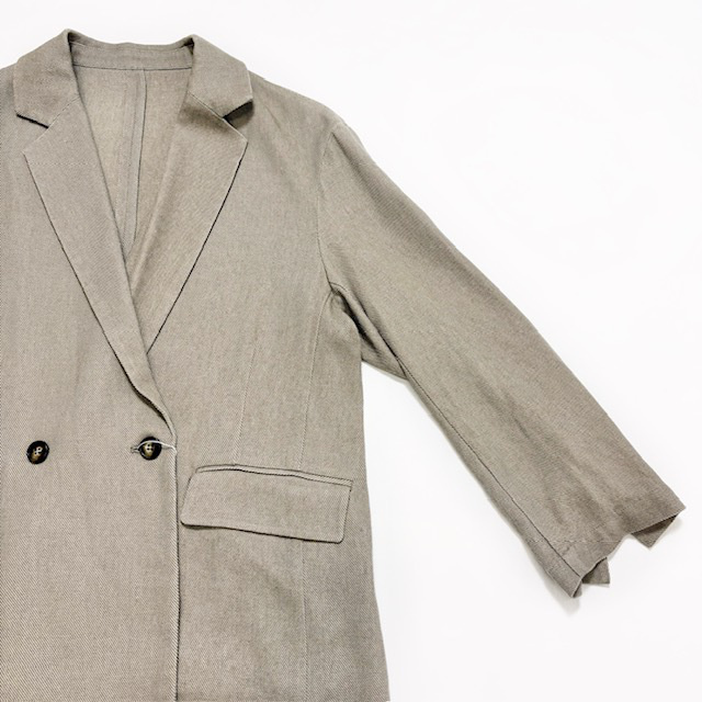 JOHNBULL リネンミックスダブルジャケット
