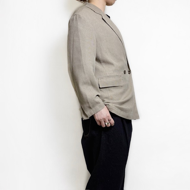 JOHNBULL リネンミックスダブルジャケット