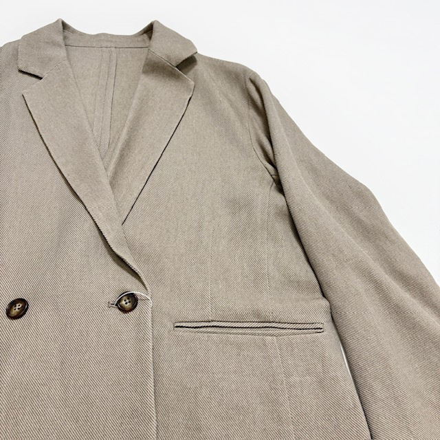 JOHNBULL リネンミックスダブルジャケット