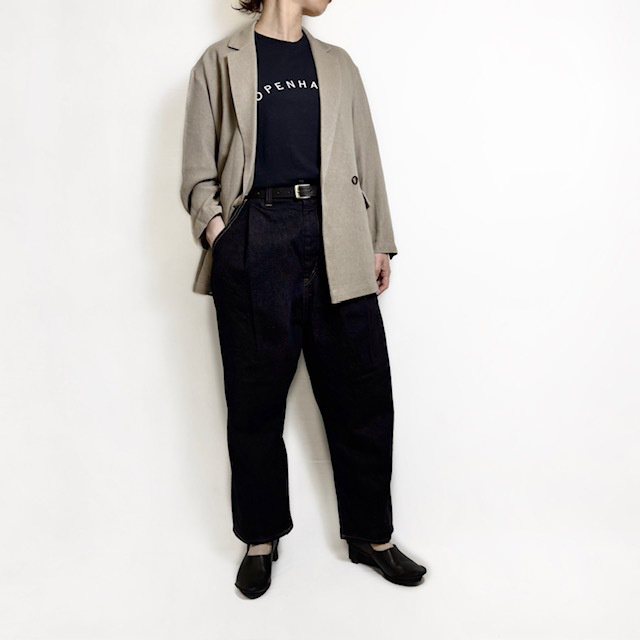 JOHNBULL リネンミックスダブルジャケット