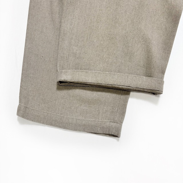 JOHNBULL リネンミックス2タックパンツ