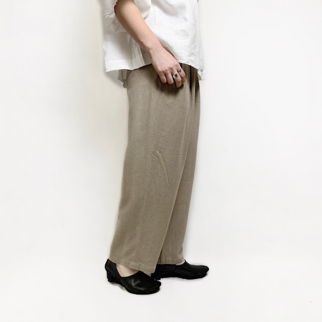 JOHNBULL リネンミックス2タックパンツ