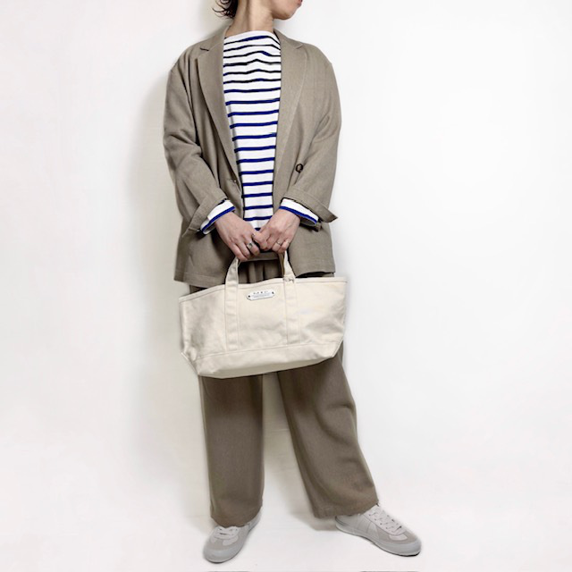 JOHNBULL リネンミックス2タックパンツ