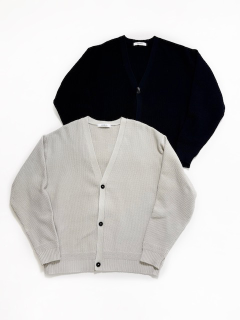 JOHNBULL  モスステッチVネックカーディガン