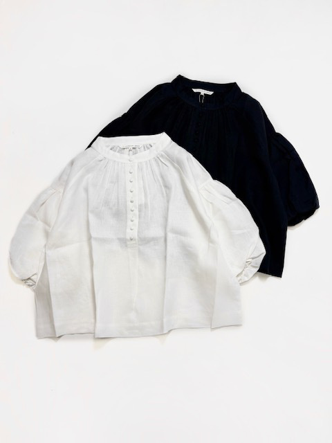 A PIECE OF LIBRARY スタンダードリネンモナミブラウス