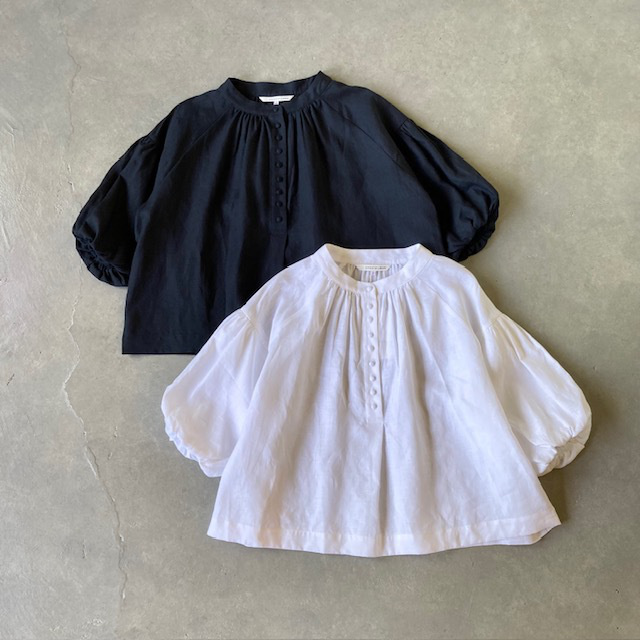 A PIECE OF LIBRARY スタンダードリネンモナミブラウス