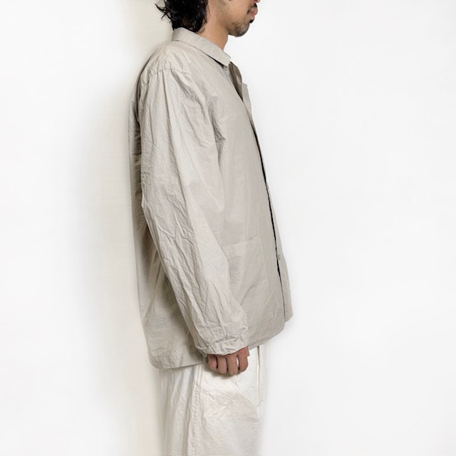 STILL BY HAND タイプライターコットンカバーオールシャツ