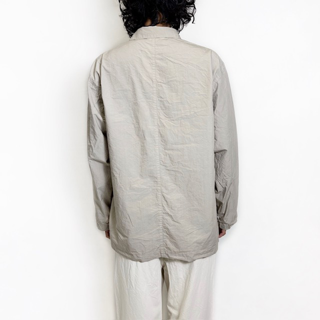 STILL BY HAND タイプライターコットンカバーオールシャツ