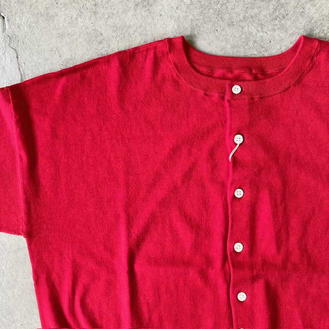 PRIT ハイツイストコットン16G天竺編み   2wayワイドカーディガン