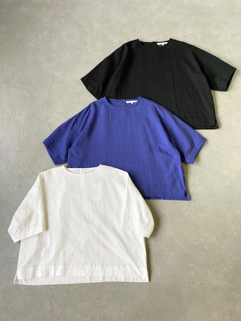 A PIECE OF LIBRARY  ジェントリーダブルガーゼサニーブラウス