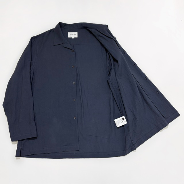 STILL BY HAND コットンシルクオープンカラーシャツ